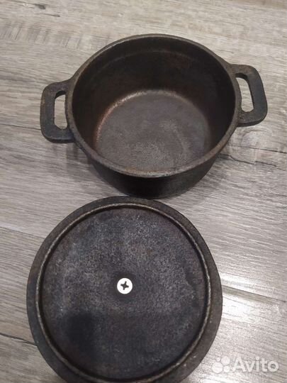 Порционная чугунная кастрюлька 250 мл
