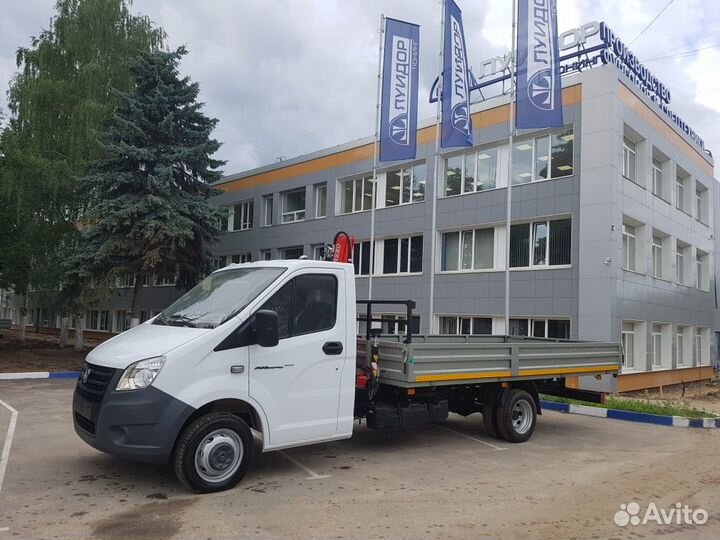 ГАЗ ГАЗель Next A21R35 с КМУ, 2024