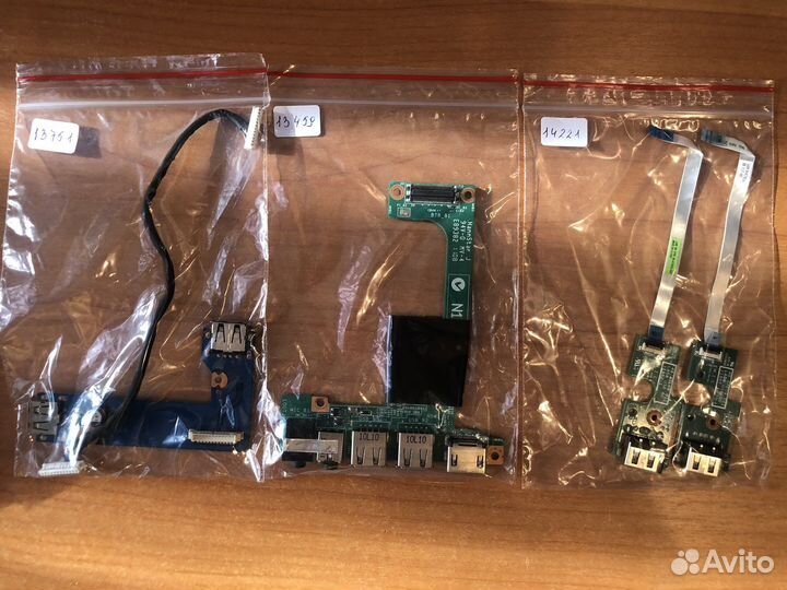 Плата USB с шлейфом для ноутбука