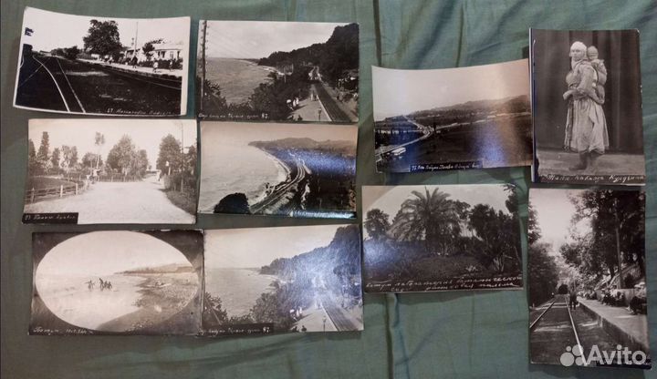 Карточка почтовая фото открытка Батум Крым Гагры