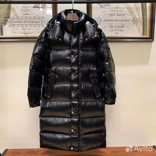 Куртка пуховик moncler длинный