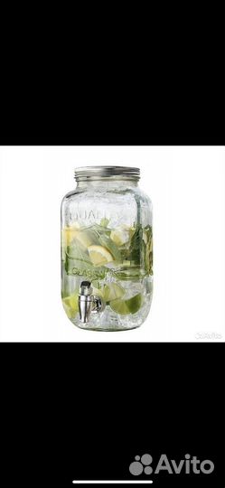 Банка для лимонада с краном