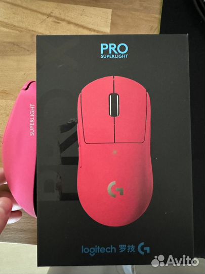 Logitech g pro superlight pink