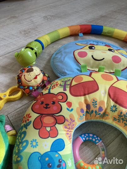 Развивающие игрушки пакетом (погремушки/грызунки)