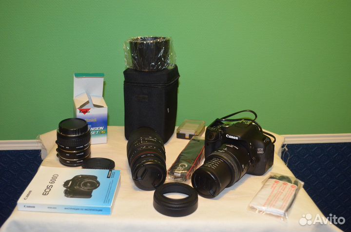 Фотоаппарат Canon EOS 600d (набор для макросъёмки)