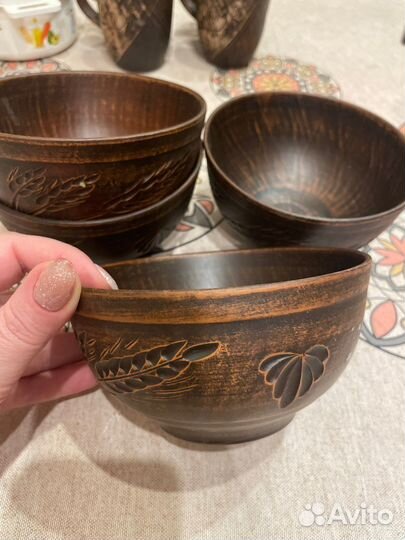 Глиняная посуда ручной работы