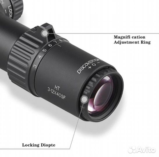Оптический прицел discovery HT 3-12x40 FFP