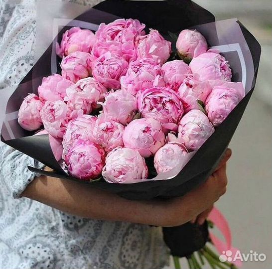 Пионы Букет пионов Доставка цветов