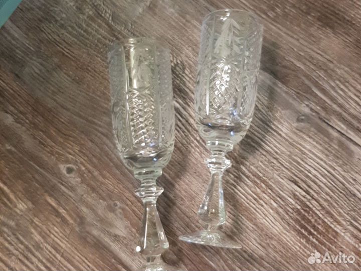 Хрустальные бокалы СССР