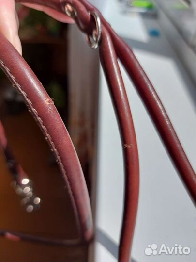 Поводок кожа натуральная 125см