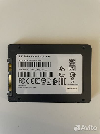 SSD диск adata SU655 240Gb