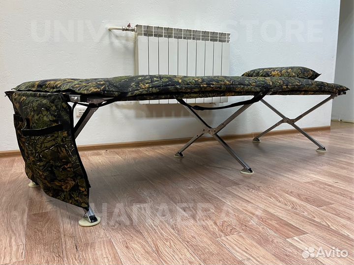 Раскладушка туристическая матрас подушка опоры орг