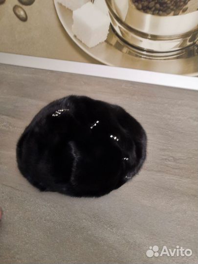 Берет норковый