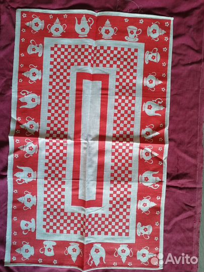 Полотенце лен СССР новые 5 штук