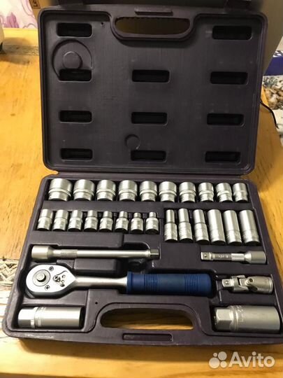 Набор головок с трещоткой ferm