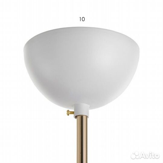 Люстра 'Беалин' 3хЕ27 40Вт белый 54х54х56 см