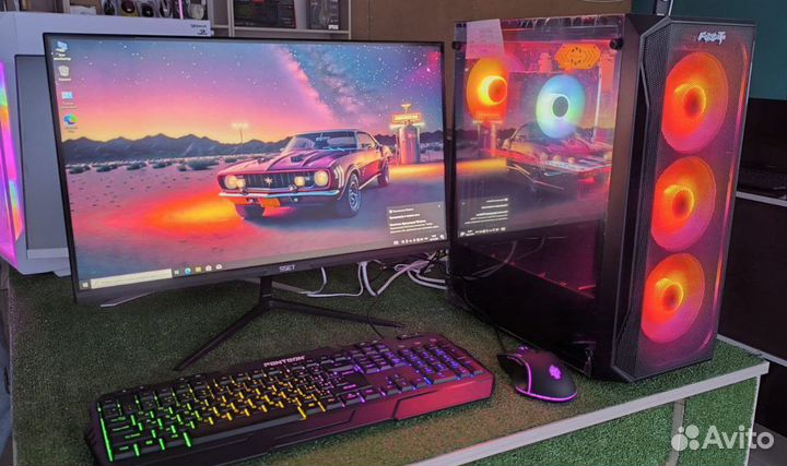 Игровой компьютер rx580 озу 16гб