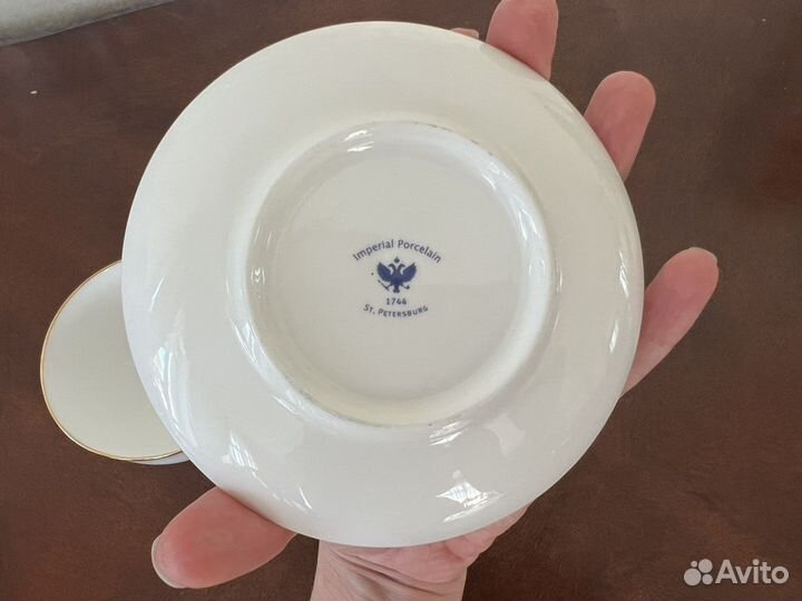 Чайная пара Императорский фарфор в подар.коробке