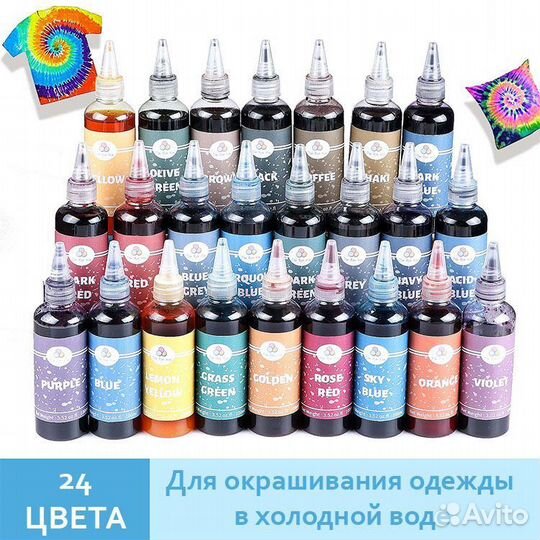 100 мл. Краситель для ткани Желто-лимонный