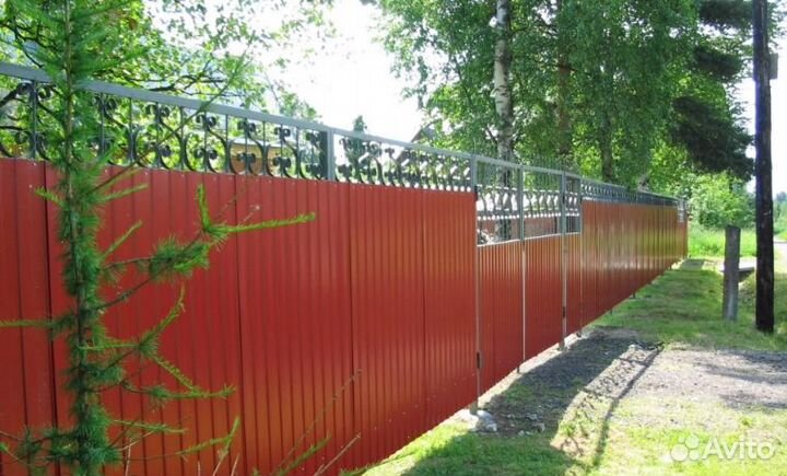 Ворота откатные из металла