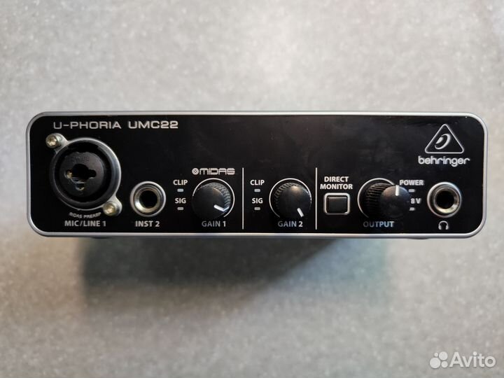 Behringer u phoria umc22