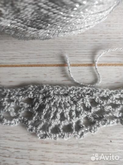 Нитки для вязания с люрексом СССР