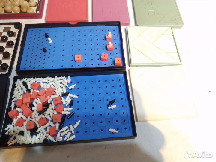 Игрушки СССР настольные игры головоломки, кубик