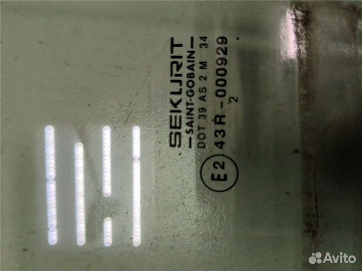 Стекло боковой двери Peugeot 807, 2002