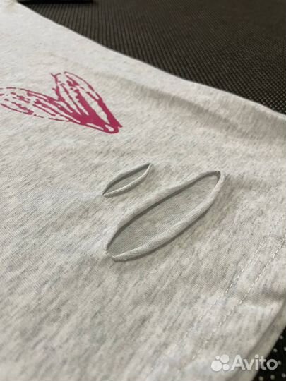 Футболка женская оверсайз сердце