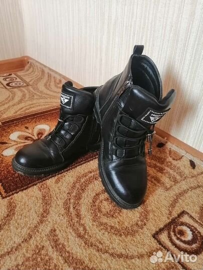 Весенние Ботинки для девочки 37 размер