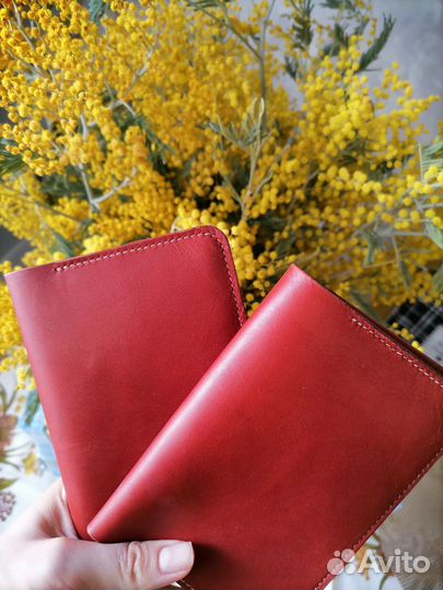 Обложка для паспорта из натуральной кожи