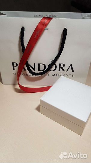 Кожаный браслет Pandora