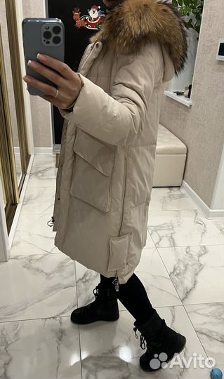 Пуховик зимний 44