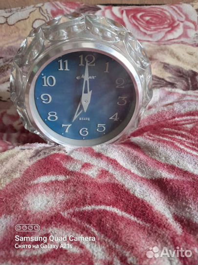Часы СССР хрустальные