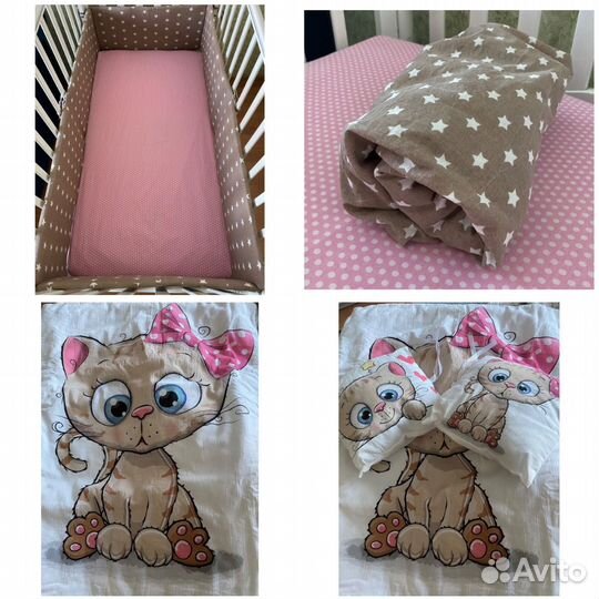 Бортики в детскую кроватку