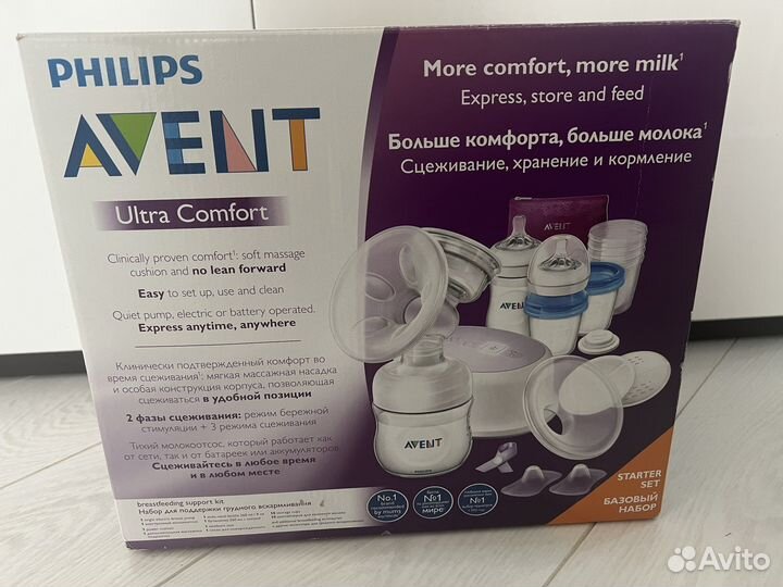 Молокоотсос электрический philips avent