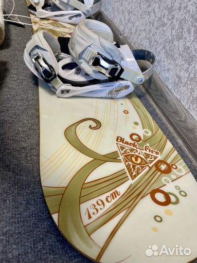 Сноуборд комплект женский Black Fire 139