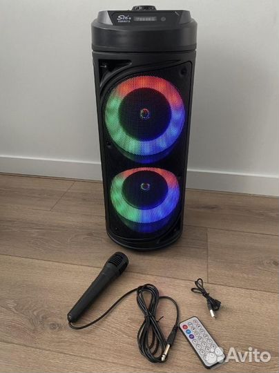 Колонка с RGB подсветкой