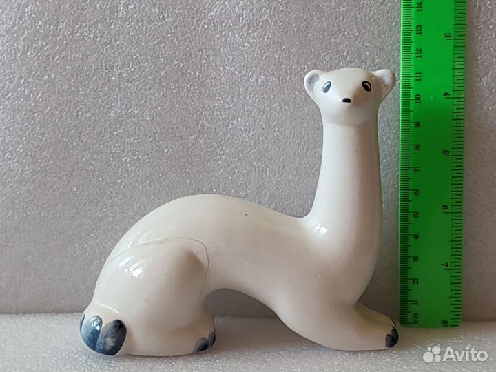 Статуэтка. Горностай. Ласка. Конаково. зик