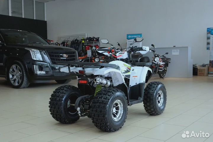 Квадроцикл Avantis Hunter 8 New Premium бело-зелен