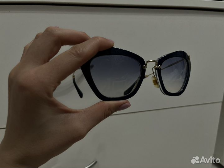 Очки Miu Miu синие оригинал