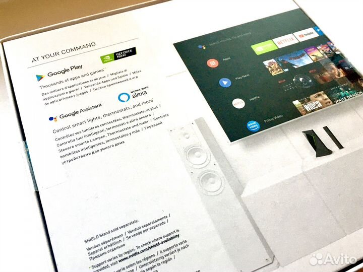 NVidia Shield TV Pro 4K HDR. Новая. EU