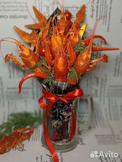 Букет из раков в подарок