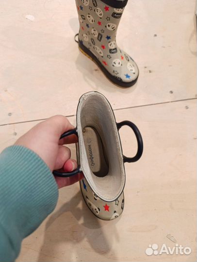 Резиновые сапоги детские 27