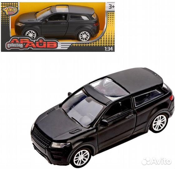 Машина металл., 1:34, инерц., откр.двери, коробка