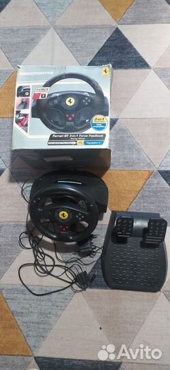 Игровой руль с педалями