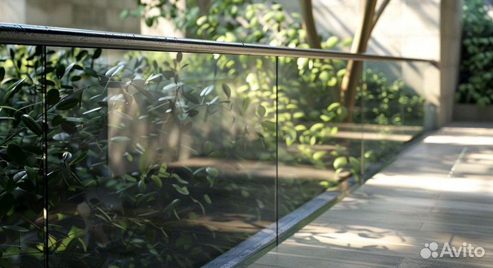 Стеклянное ограждение