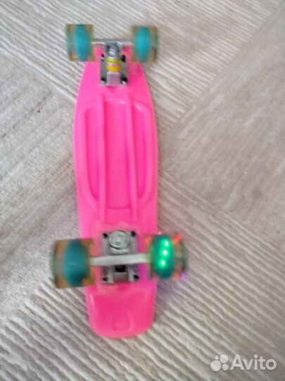 Лонгборд скейтборд детский для девочки