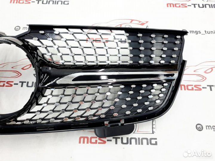 Решетка на Mercedes GL X164 Diamond Black 06-09г
