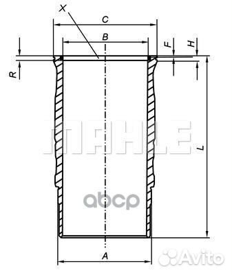 Гильза scania дв. DC13